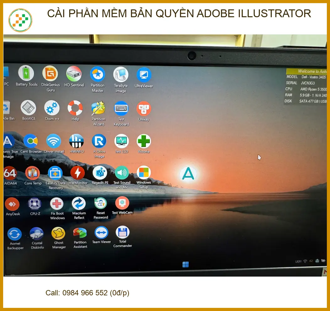 Anh Khải thiết kế đồ họa Cài Adobe Illustrator bản quyền tại Quận Tân Bình