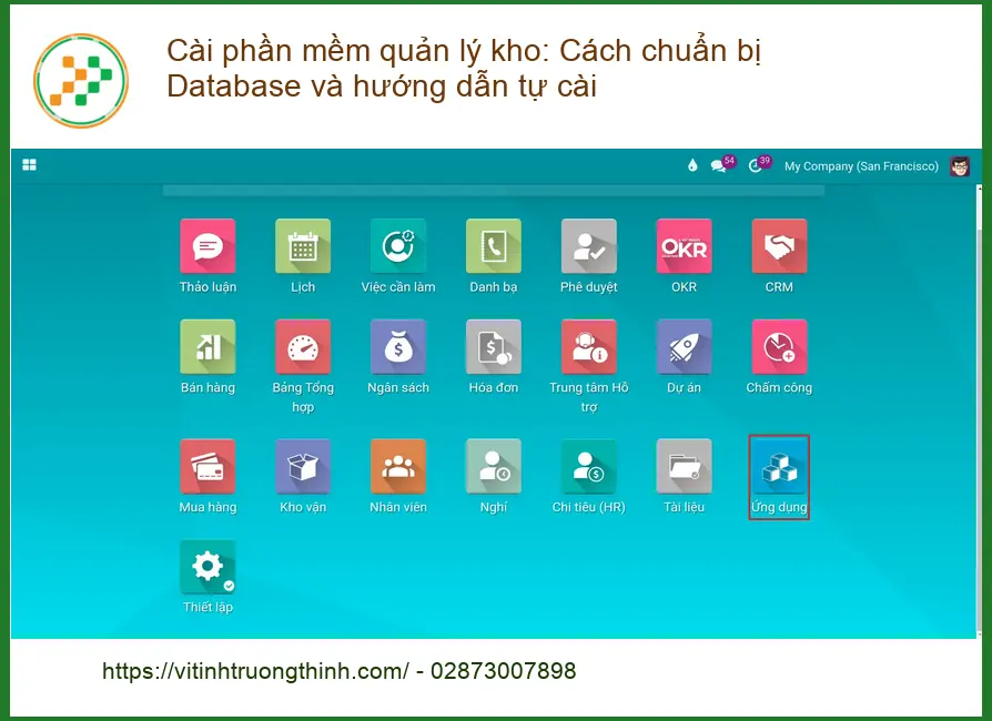 Thủ thuật Phần mềm Cài phần quản lý kho: Chuẩn bị Database - Cách tự xử lý tại nhà
