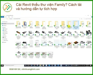 Thủ thuật Cài Revit thiếu Family – Cách tự tích hợp thư viện tại nhà