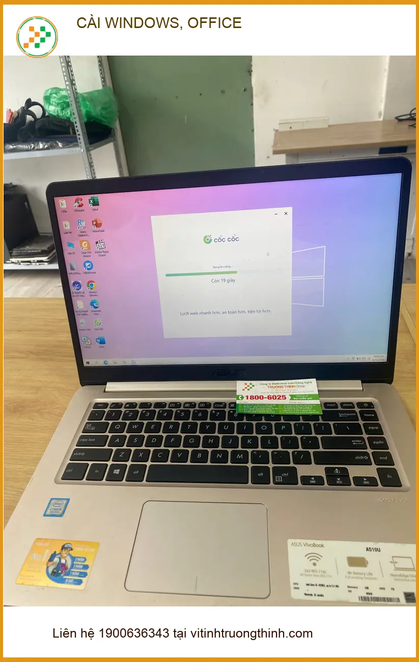 Anh Phước chuyên viên kế toán cần cài Windows, Office Quận 9 uy tín giá rẻ ảnh thực tế 2