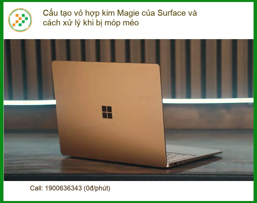 Cấu tạo vỏ hợp kim Magie & xử lý móp méo – Trung tâm sửa laptop TPHCM