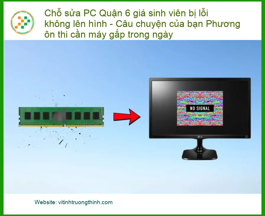 Sửa máy tính Chỗ sửa PC Quận 6 bị lỗi không lên hình - Trung tâm hỗ trợ gấp