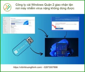 Windows Công ty cài Quận 2 giao nhận tận nơi máy virus – Khắc phục lấy liền