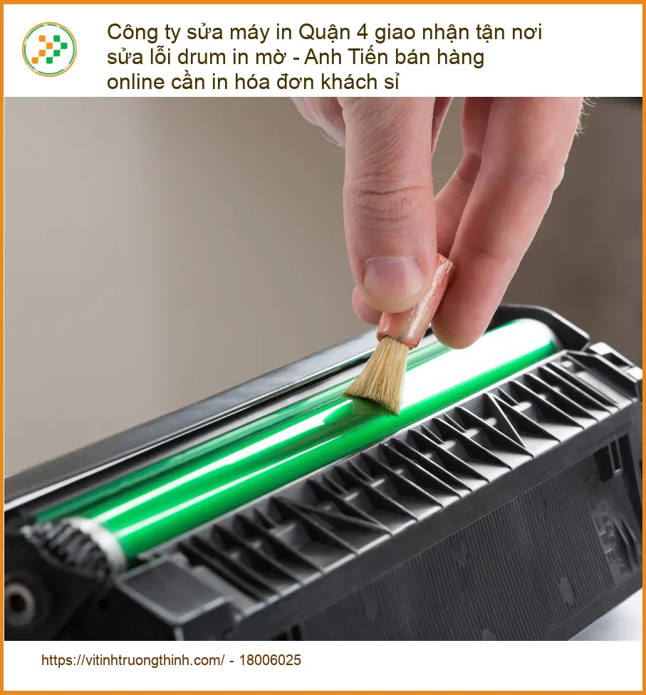 Sửa Chữa Nạp Mực Máy In Quận 4 lỗi drum mờ tận nơi - Xử lý gấp