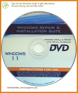 Cài Windows Quận 9 laptop lỗi boot – Dịch vụ khắc phục tận nơi lấy liền