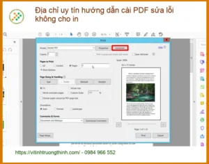 Thủ thuật cài PDF sửa lỗi không in trên máy tính – Cách tự xử lý tại nhà