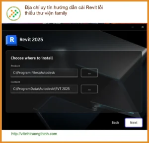 Thủ thuật Phần mềm cài Revit lỗi thiếu thư viện family – Trung tâm hỗ trợ TPHCM