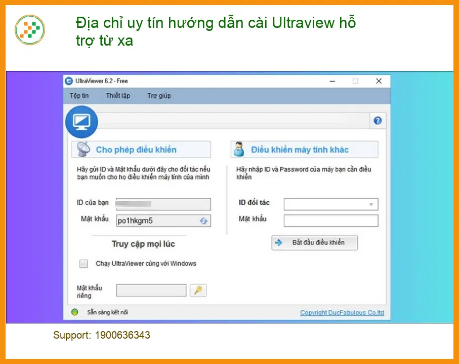 Thủ thuật cài Ultraview hỗ trợ từ xa - Trung tâm Vi Tính Trường Thịnh