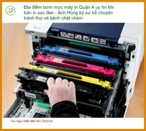 Sửa Chữa Nạp Mực Máy In Quận 4 bị sọc đen tận nơi – Điện thoại công ty xử lý gấp