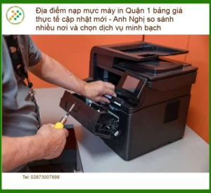 Sửa Chữa Nạp Mực Máy In Quận 1 Tận Nơi – Điện thoại công ty xử lý gấp