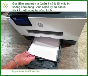 Sửa Chữa Nạp Mực Máy In Quận 1 lỗi không khởi động – Kỹ sư xử lý tận nơi