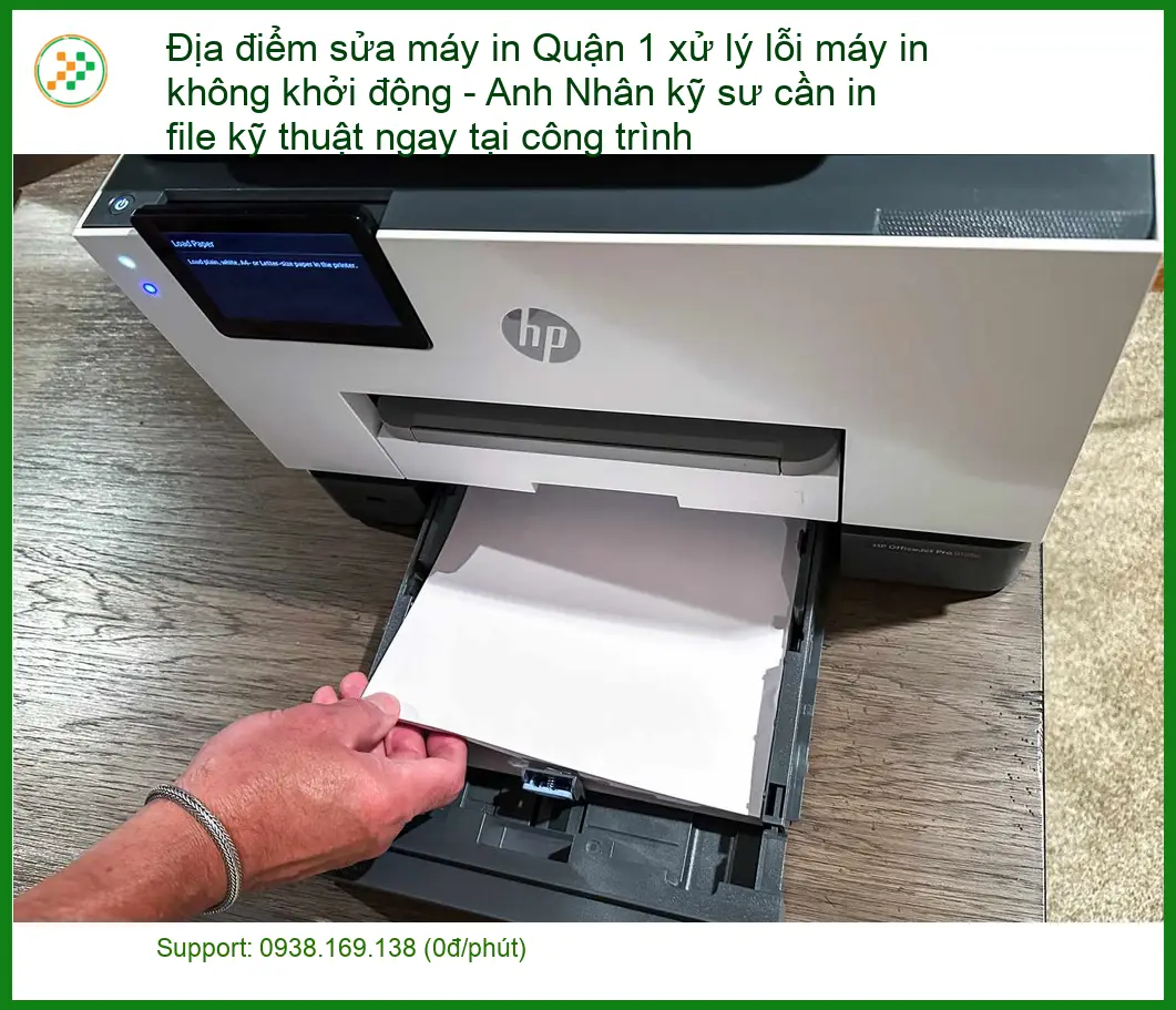 Sửa Chữa Nạp Mực Máy In Quận 1 lỗi không khởi động - Kỹ sư xử lý tận nơi