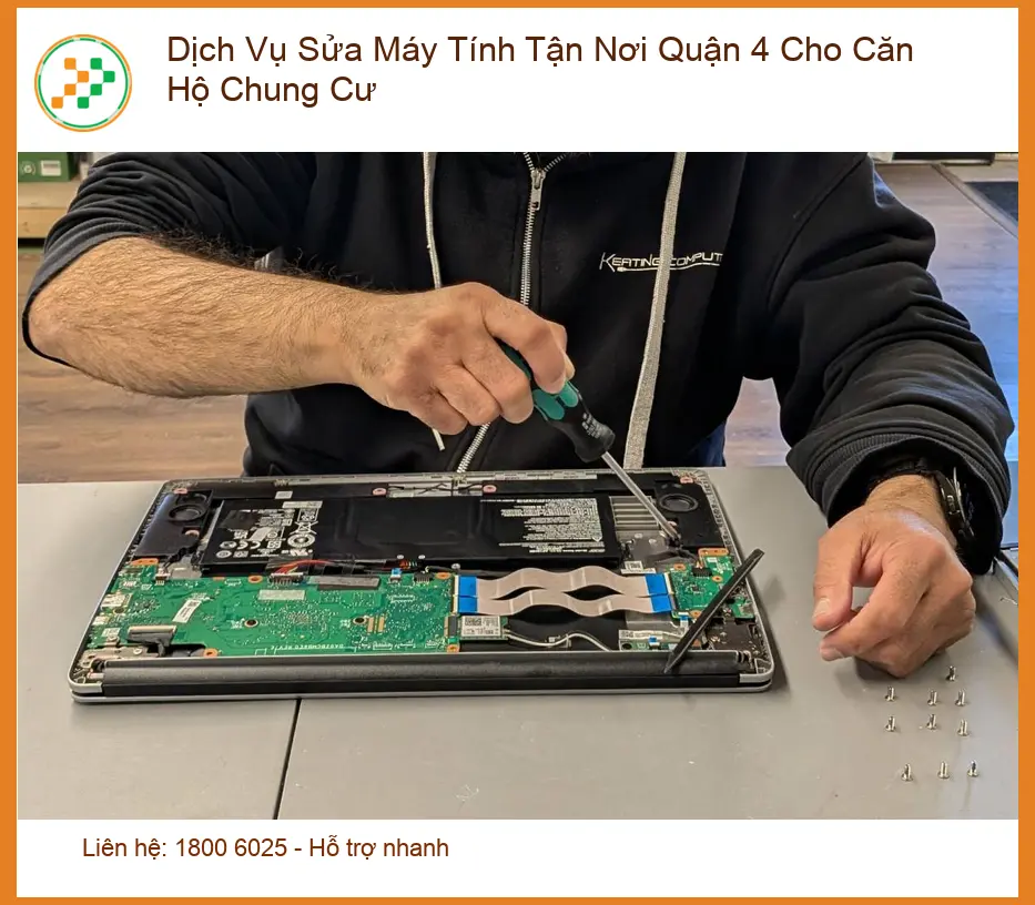 Sửa máy tính Dịch Vụ Máy Tính Tận Nơi Quận 4 - Trung tâm hỗ trợ nhanh