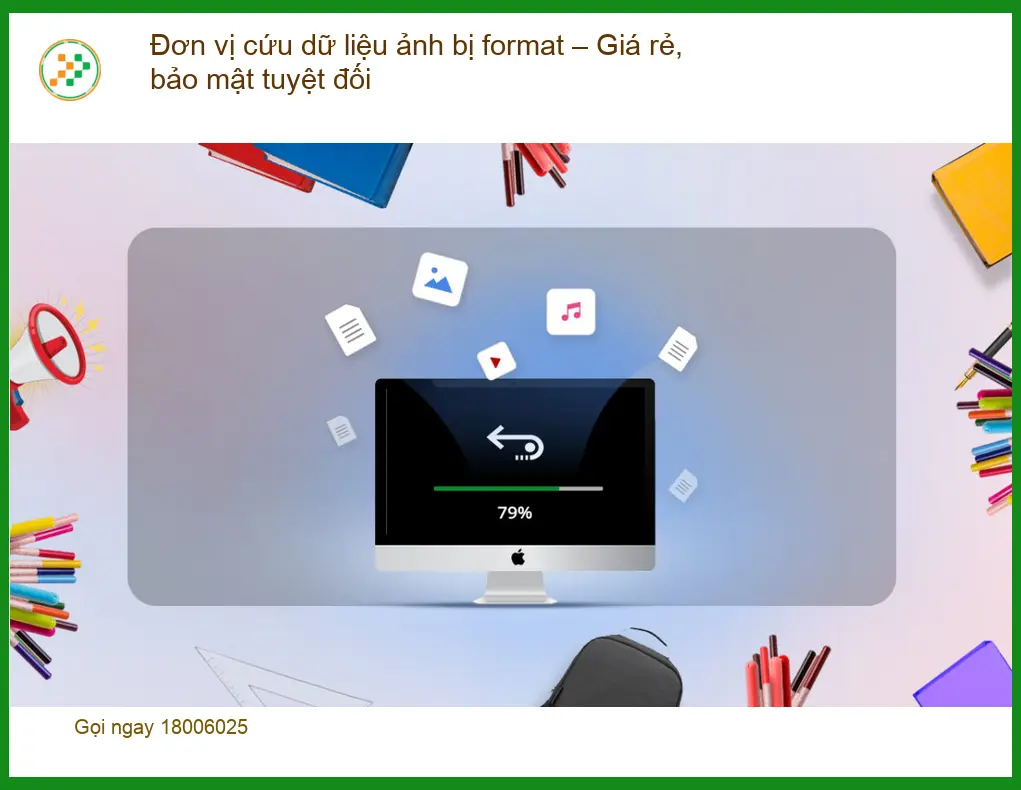 Khôi Phục Dữ Liệu Ảnh Bị Format - Cứu dữ liệu uy tín, lấy liền TPHCM