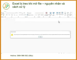 Văn phòng Excel bị treo khi mở file – Trung tâm hỗ trợ gần đây