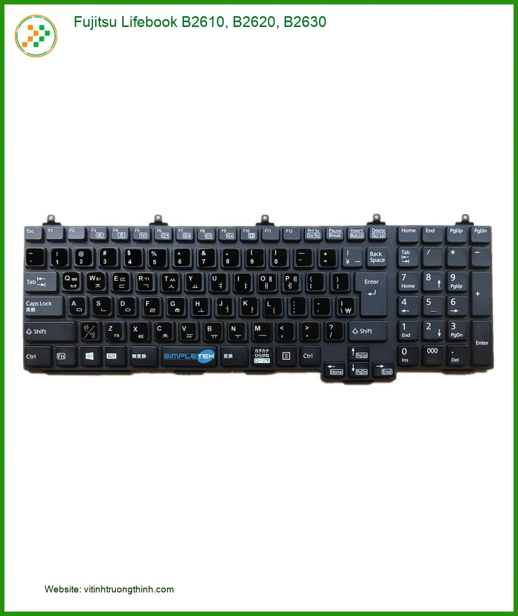 Bàn phím Laptop Fujitsu - Thay Mới Tận Nơi TPHCM Giá Rẻ