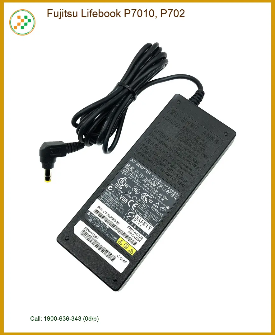 Sạc Laptop Fujitsu Lifebook P7010, P702 - Cửa hàng uy tín | Giao tận nơi TPHCM