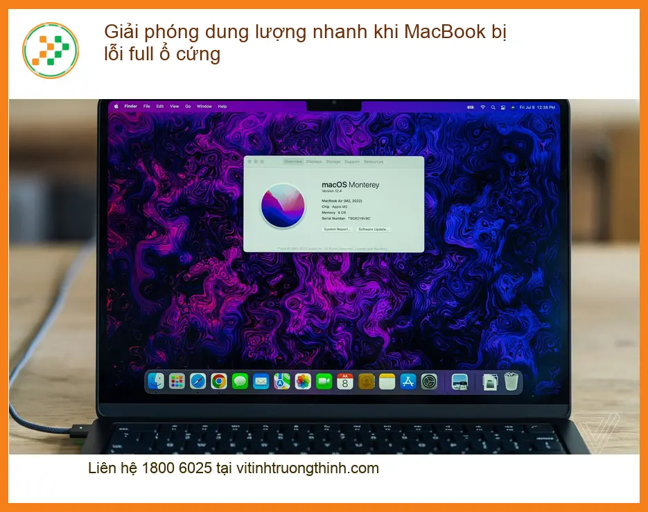 Macbook Giải phóng dung lượng nhanh - Cách xử lý lỗi đầy ổ cứng