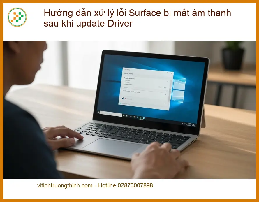 Xử lý lỗi mất âm thanh sau update Driver - Trung tâm hỗ trợ TPHCM