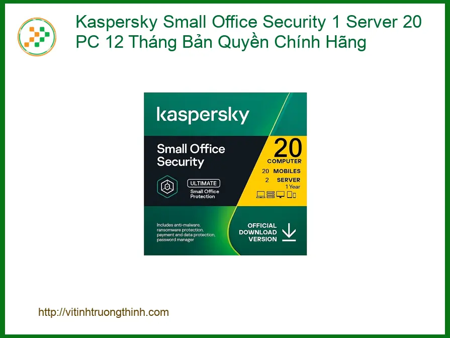 Antivirus Kaspersky Small Office Security - Mua Giá Rẻ Tại Trung Tâm TPHCM