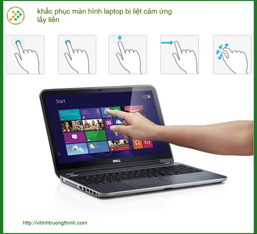 Sửa Laptop khắc phục màn hình liệt cảm ứng lấy liền TPHCM - Địa chỉ uy tín