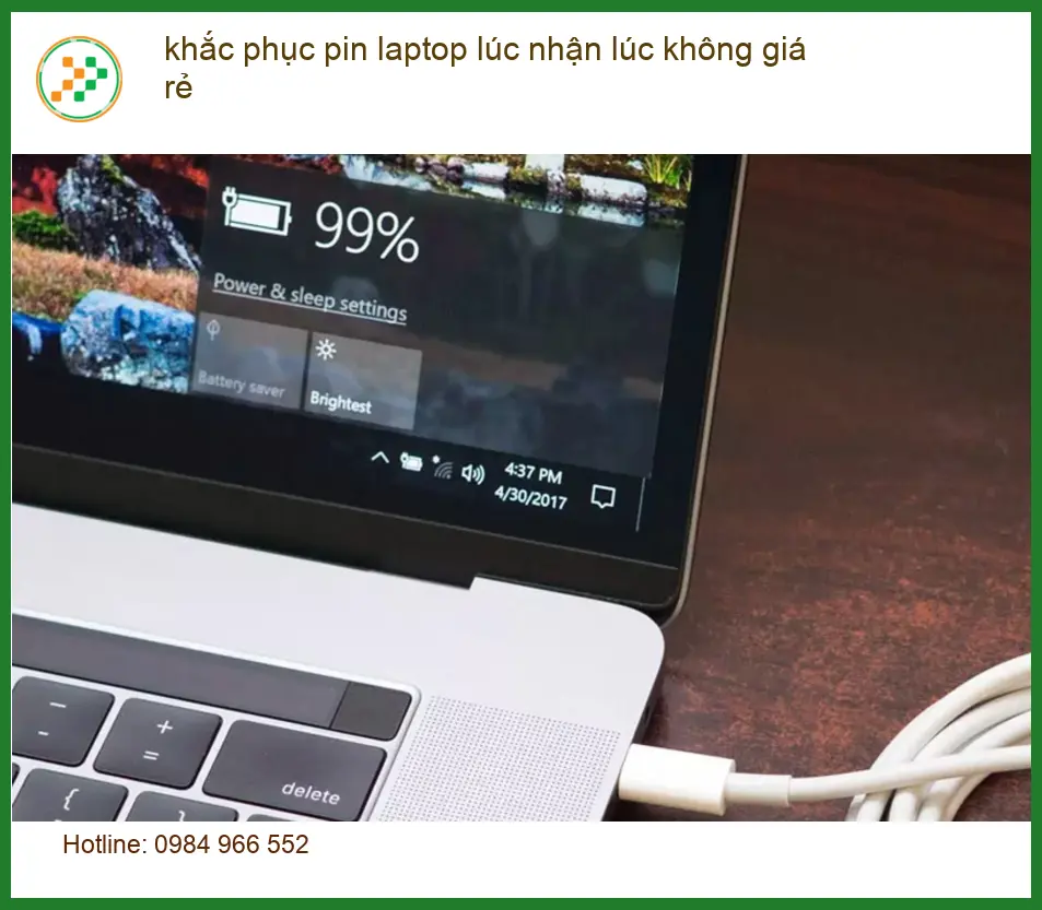Sửa Laptop khắc phục pin laptop lúc nhận không - Trung tâm hỗ trợ TPHCM