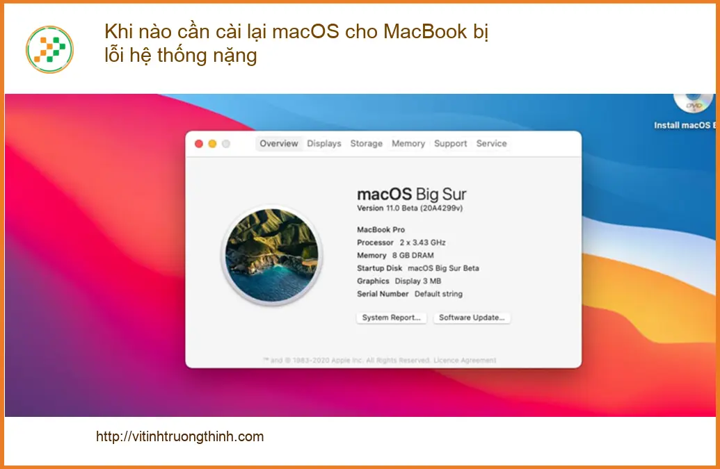 Macbook Khi nào cần cài lại macOS lỗi nặng? Tư vấn chuyên gia Trường Thịnh