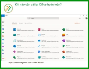 Văn phòng Khi nào cần cài lại Office hoàn toàn? – Tư vấn từ chuyên gia kỹ thuật