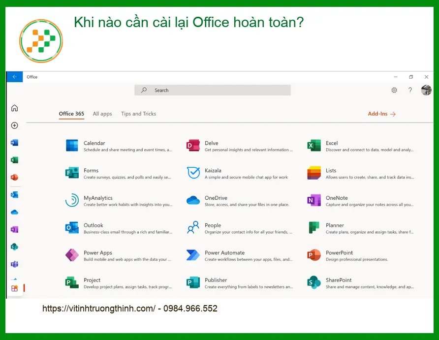 Văn phòng Khi nào cần cài lại Office hoàn toàn? - Tư vấn từ chuyên gia kỹ thuật
