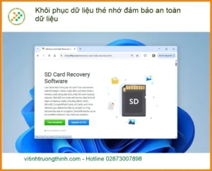 Khôi Phục Dữ Liệu Thẻ Nhớ Lỗi – Trung Tâm Uy Tín Lấy Liền TPHCM