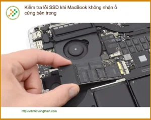 Macbook Kiểm tra lỗi SSD khi không nhận ổ cứng – Địa chỉ sửa uy tín TPHCM