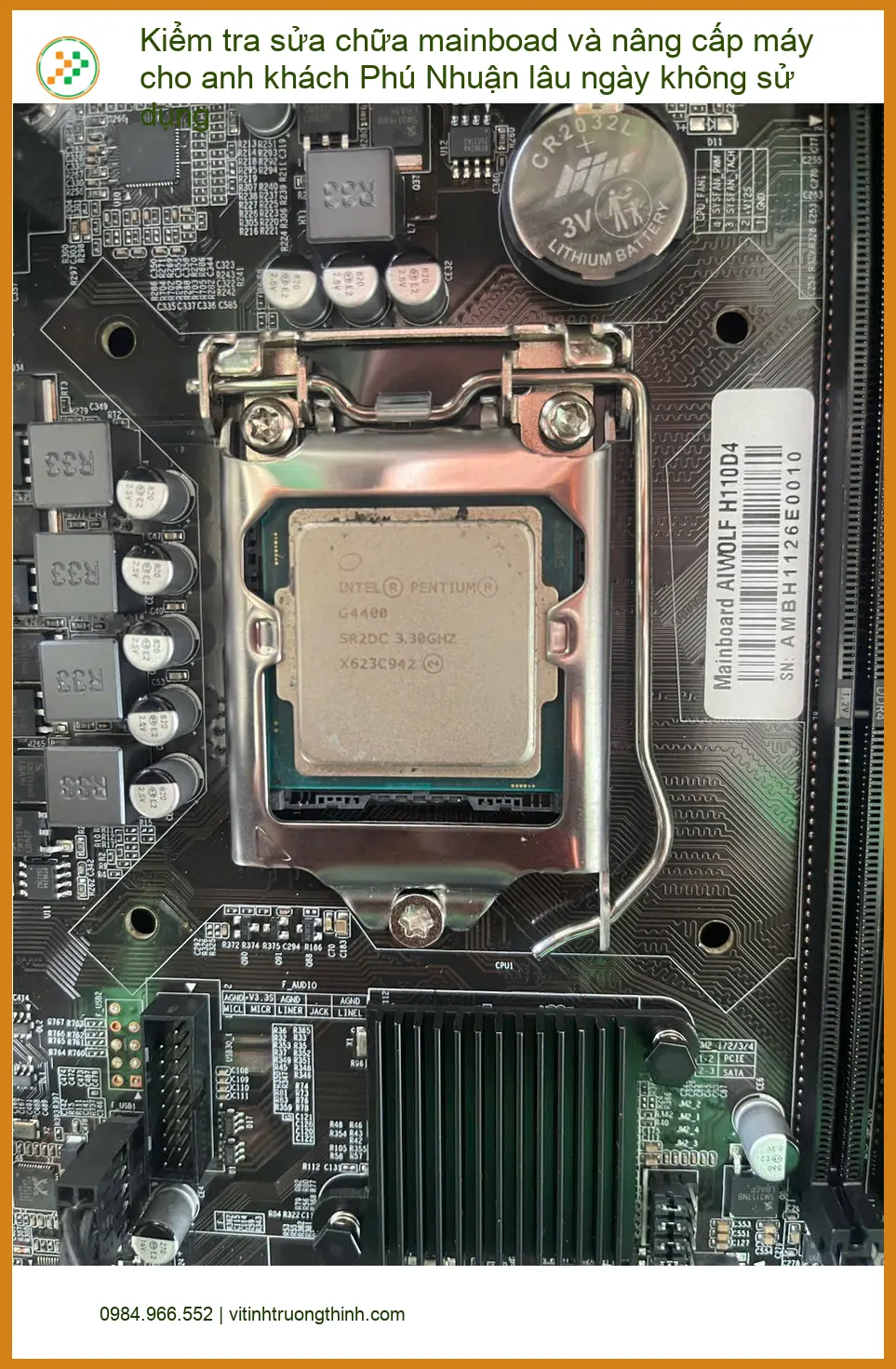 Bác Phúc ở Phú Nhuận review dịch vụ sửa mainboard và nâng cấp máy