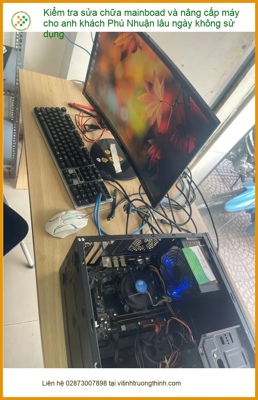 Bác Phúc ở Phú Nhuận review dịch vụ sửa mainboard và nâng cấp máy ảnh thực tế 1