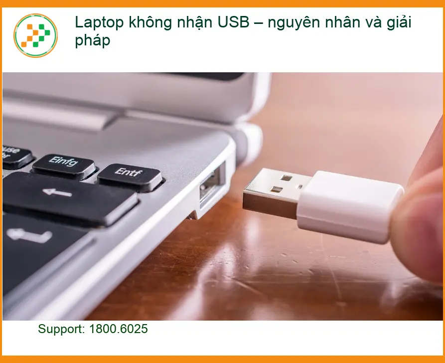Laptop không nhận USB, nguyên nhân và giải pháp – Trung tâm sửa uy tín TPHCM