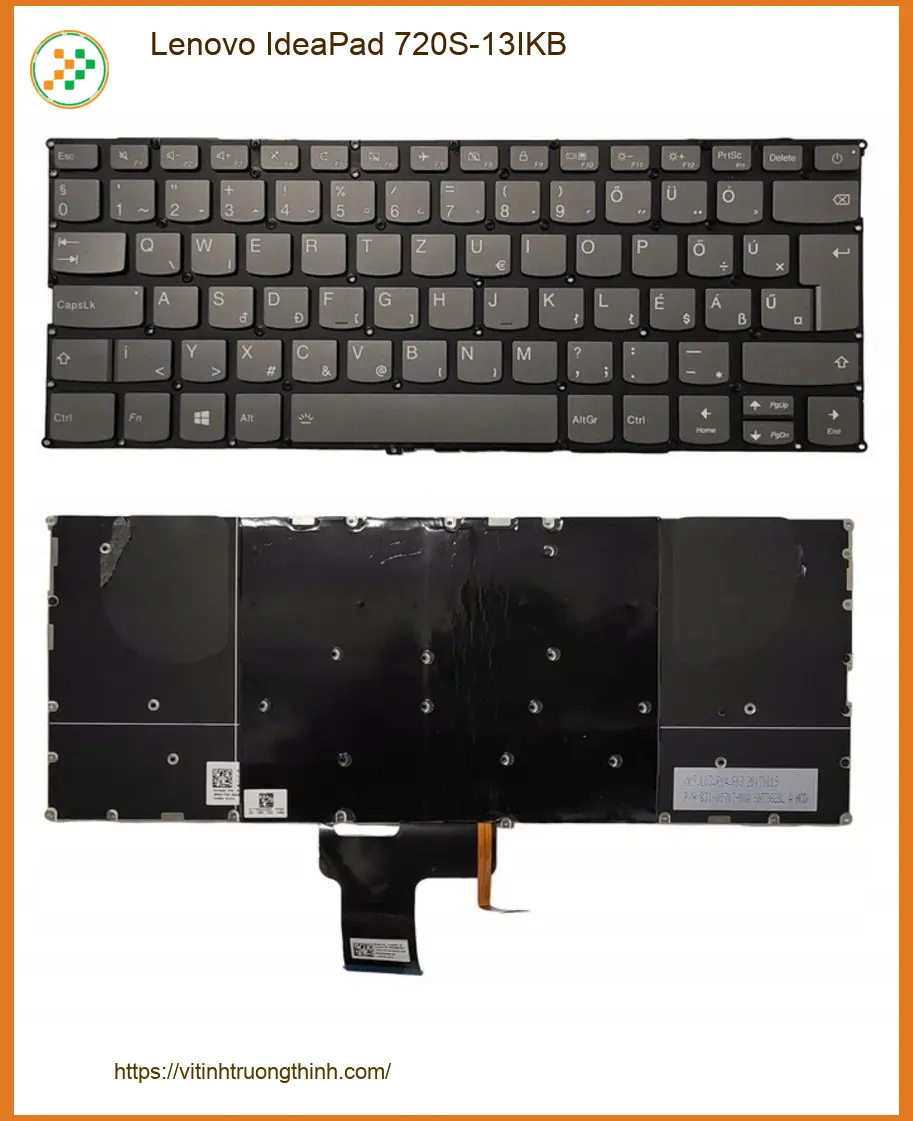 Bàn phím Laptop LENOVO Lenovo IdeaPad 720S-13IKB - Sửa Lấy Liền | TPHCM