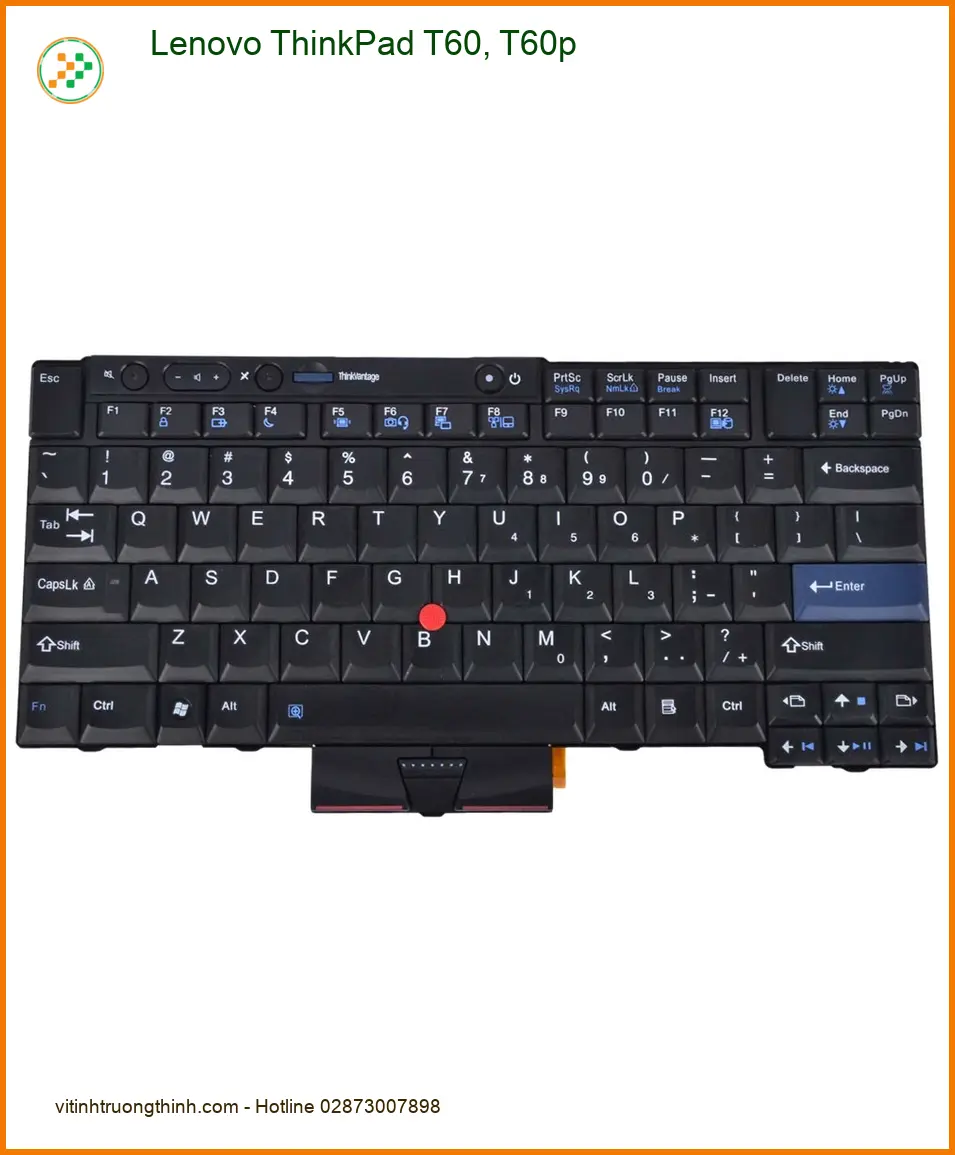 Bàn phím Laptop LENOVO ThinkPad T60 T60p - Sửa Laptop Lấy Liền - Giá Rẻ TPHCM