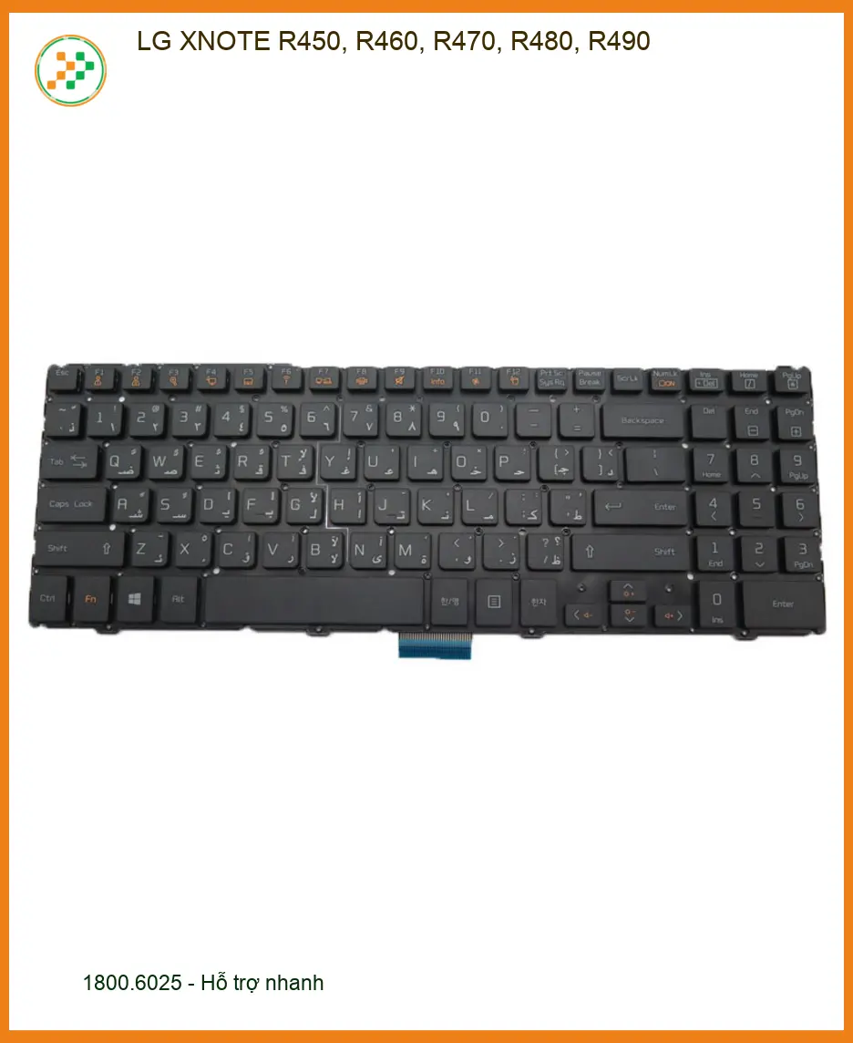 Bàn phím Laptop LG XNOTE R450 R460 R470 - Thay Nhanh TPHCM - Giá Rẻ