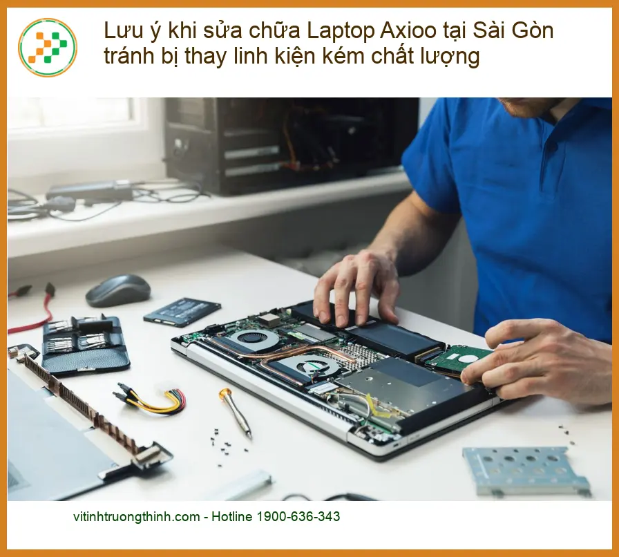 Sửa Laptop Axioo Sài Gòn: Lưu ý tránh linh kiện dỏm - Trung tâm uy tín