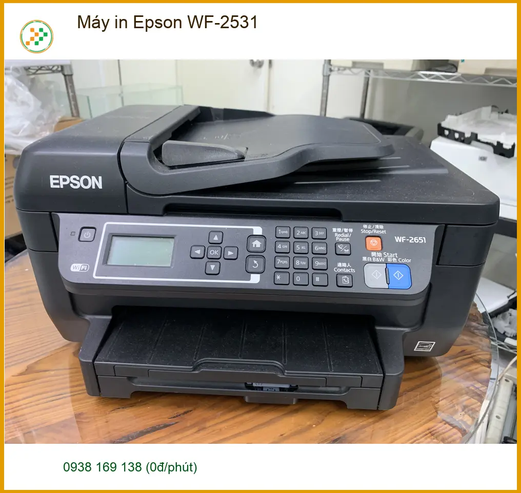 Máy in Epson WF-2531 - Sửa Máy In Tận Nơi TPHCM | Nạp Mực Nhanh