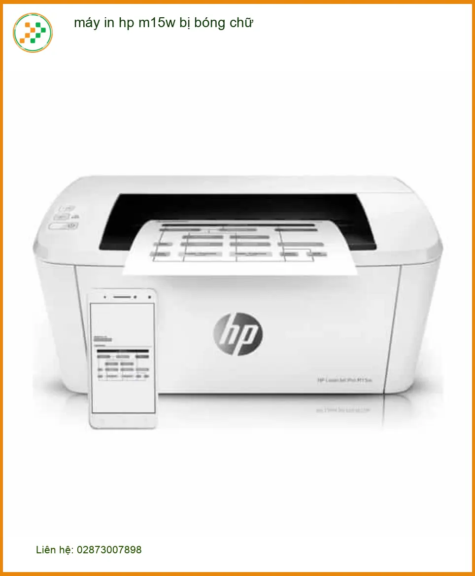 Sửa Chữa Nạp Mực Máy In hp m15w bị bóng chữ - Thợ đổ mực nhanh TPHCM