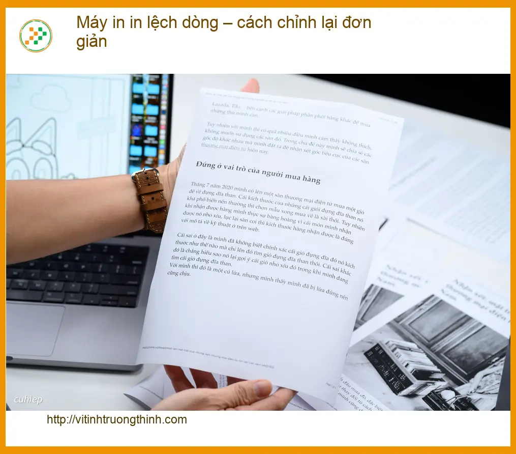 Thủ thuật Máy in lệch dòng cách chỉnh lại - Cách tự xử lý tại nhà
