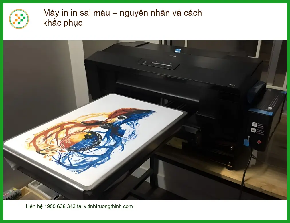 Máy in sai màu: Nguyên nhân, cách khắc phục - Thợ sửa máy in TPHCM
