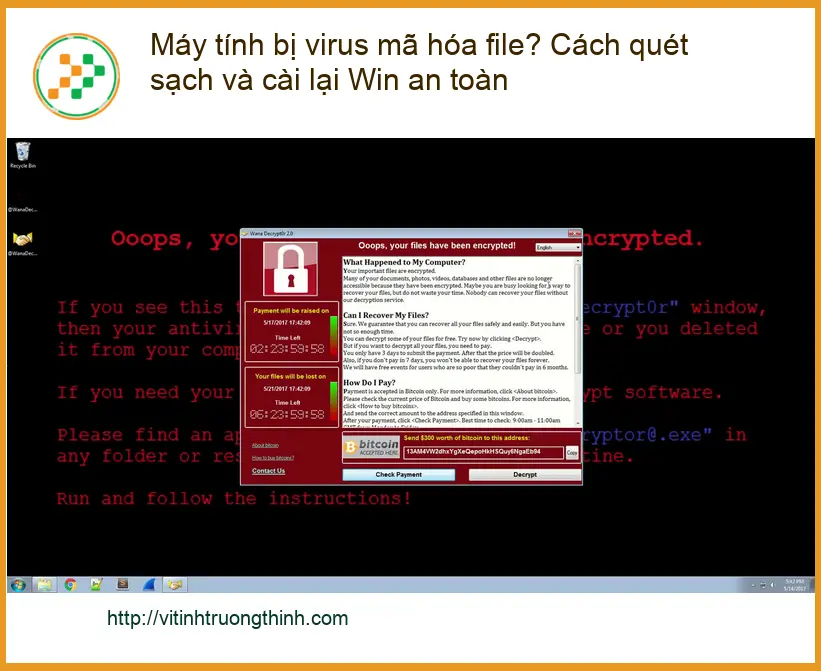 Windows Máy tính bị virus mã hóa file? Cách quét sạch - Trung tâm hỗ trợ gần đây
