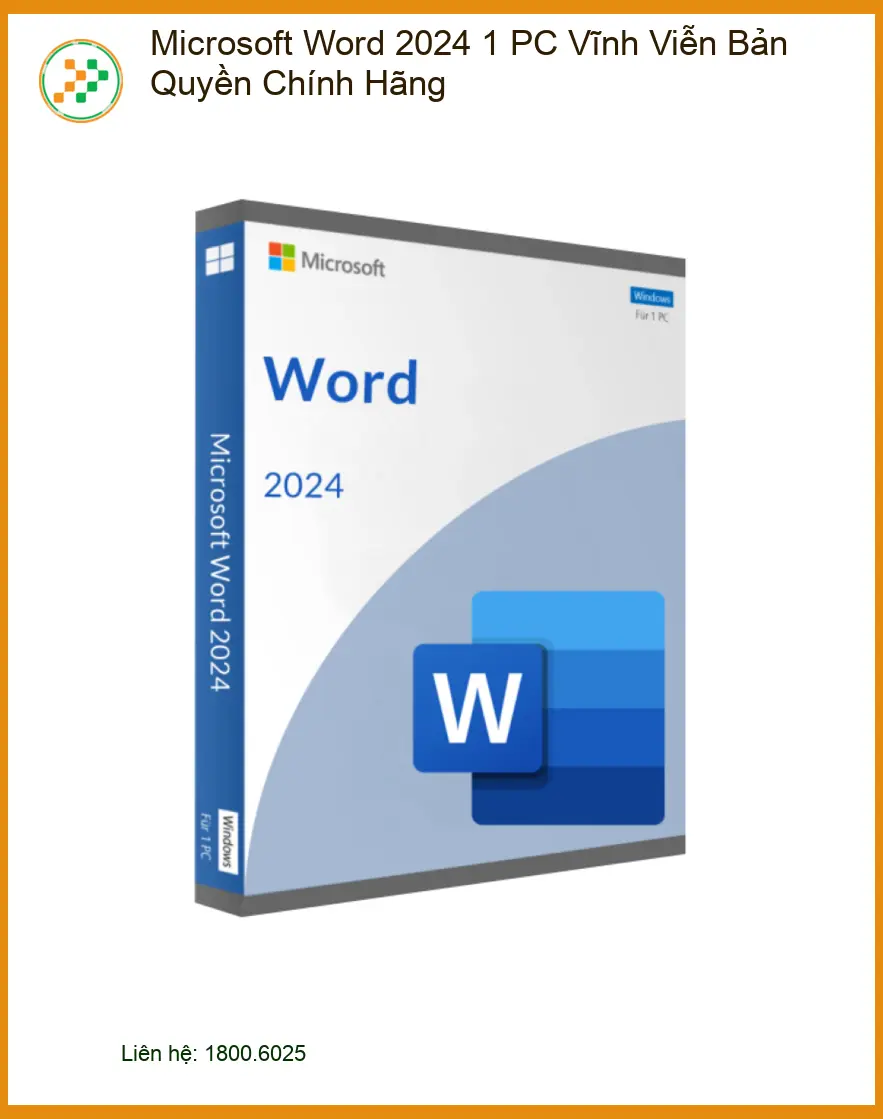Microsoft Word Bản Quyền Vĩnh Viễn 1 PC - Cài Đặt Tận Nơi TPHCM | Giao Nhanh Trong Ngày