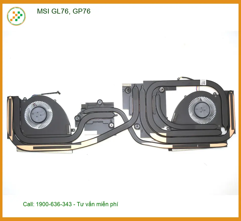 Quạt Laptop MSI GL76, GP76 - Thay Lắp Tận Nơi TPHCM Giá Sinh Viên