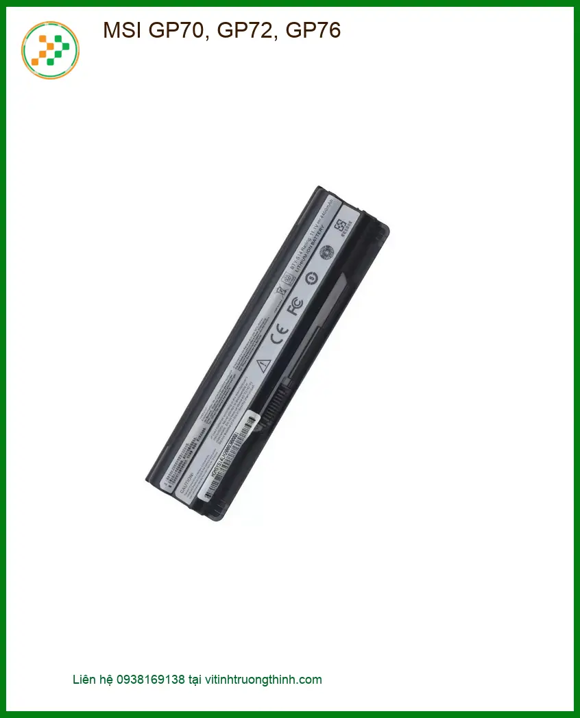 Pin Laptop MSI GP70, GP72, GP76 - Thay Pin Giá Rẻ Tại Trung Tâm TPHCM