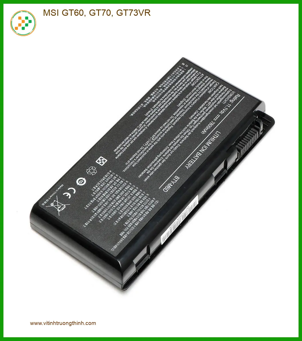 Pin Laptop MSI GT60, GT70, GT73VR - Thay Pin Lấy Liền Tại TPHCM