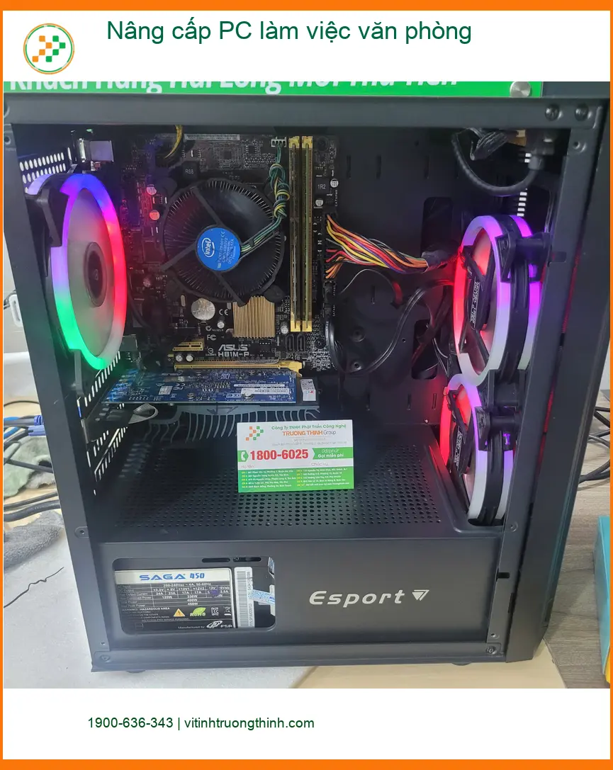Nâng cấp PC làm việc văn phòng Quận Tân Bình uy tín - Anh Duy hết lag, mượt mà ảnh thực tế 2