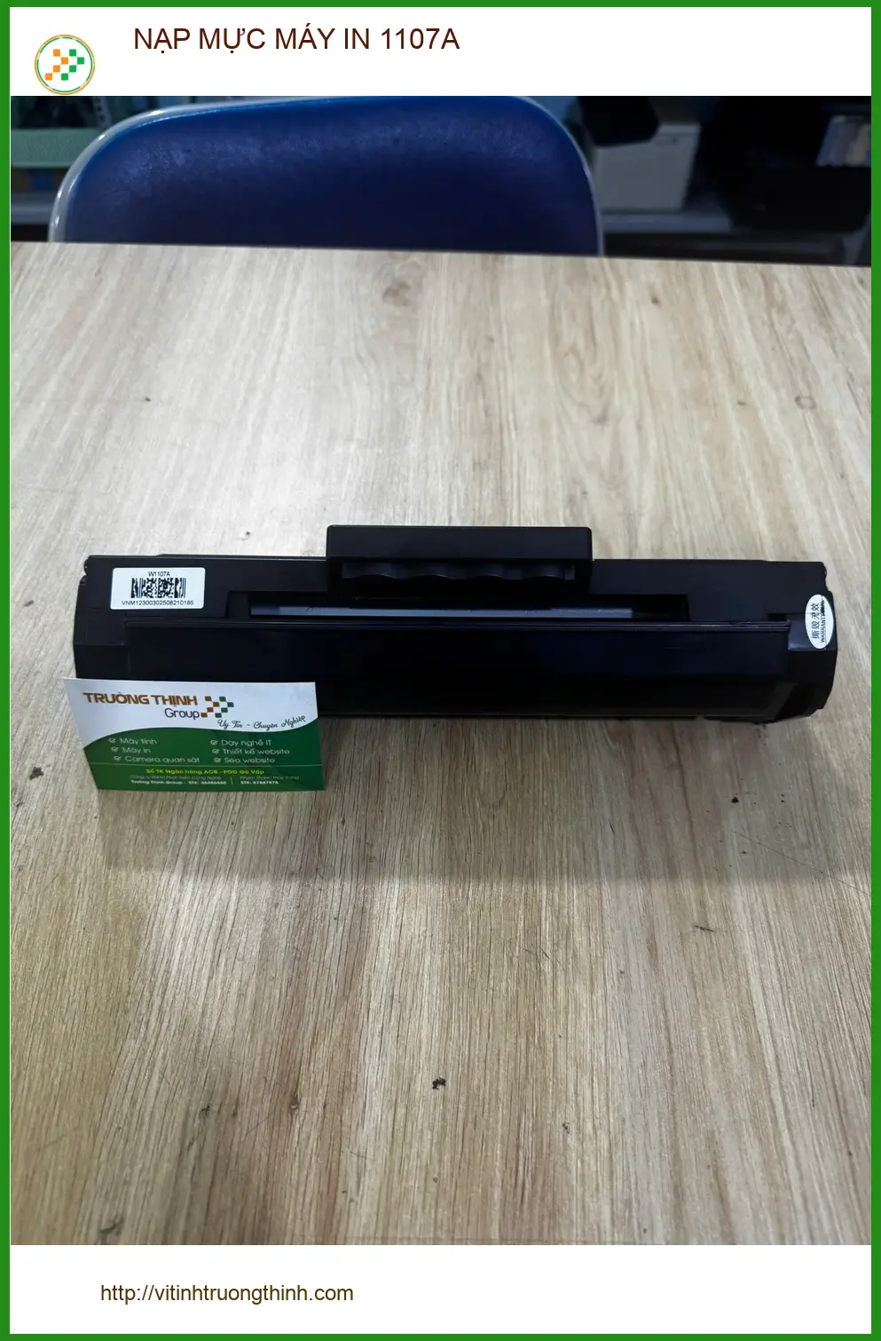 Anh Quang giám đốc review dịch vụ nạp mực máy in 1107A Quận 10 uy tín ảnh thực tế 2