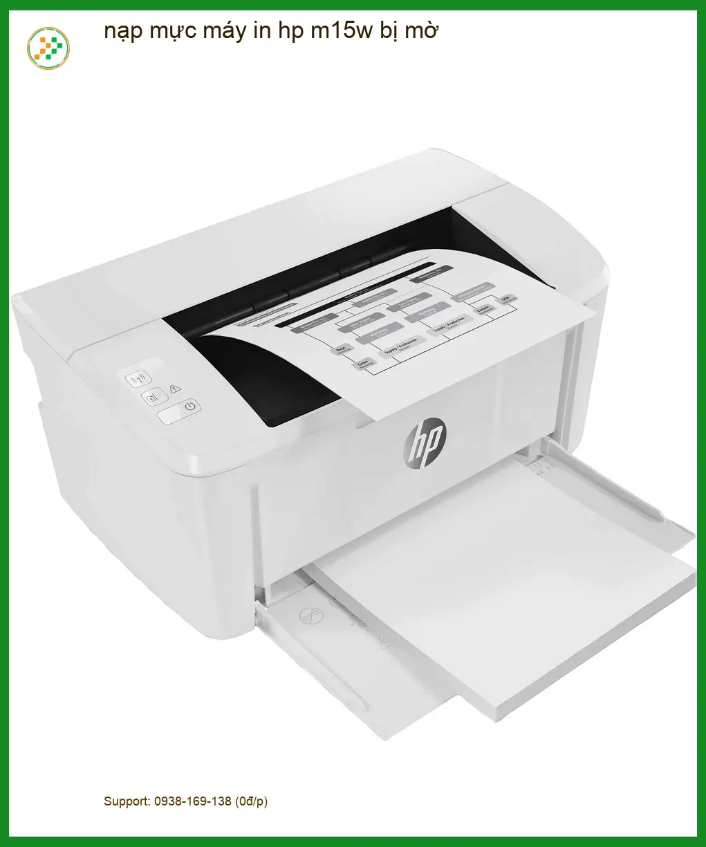 Nạp mực máy in HP M15w bị mờ tận nơi - Thợ đổ mực nhanh giá rẻ
